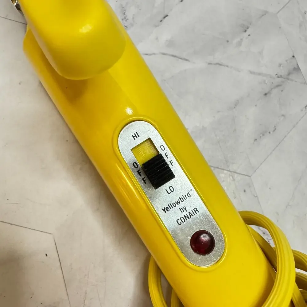 Vintage Conair Yellowbird Curling Iron 1/2